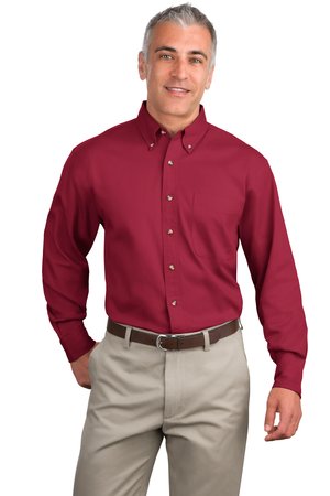 Port Authority Tall Long Sleeve Twill Shirt Style TLS600T 2