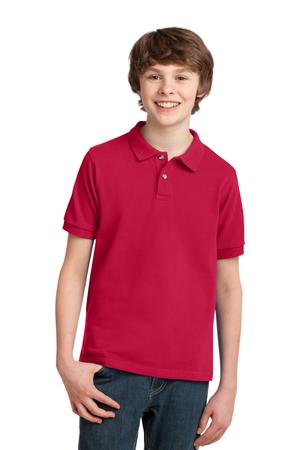 Port Authority Youth Pique Knit Polo Style Y420 4