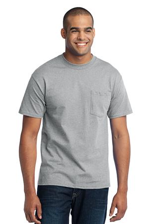 Port & Company – 50/50 Cotton/Poly T-Shirt with Pocket Style PC55P 3