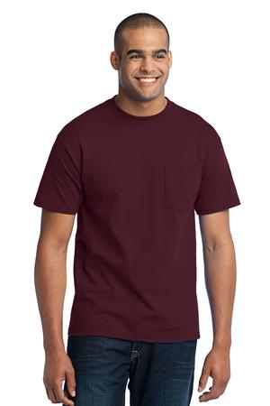 Port & Company – 50/50 Cotton/Poly T-Shirt with Pocket Style PC55P 4