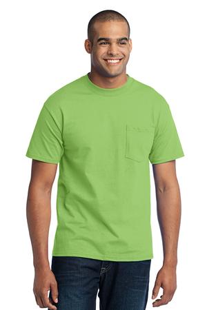 Port & Company – 50/50 Cotton/Poly T-Shirt with Pocket Style PC55P 11
