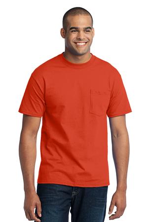 Port & Company – 50/50 Cotton/Poly T-Shirt with Pocket Style PC55P 13