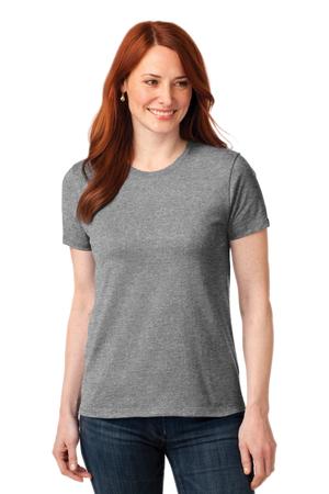 Port & Company Ladies 50/50 Cotton/Poly T-Shirt Style LPC55 1
