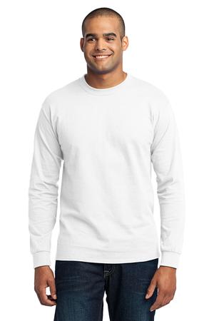Port & Company – Long Sleeve 50/50 Cotton/Poly T-Shirt Style PC55LS 19