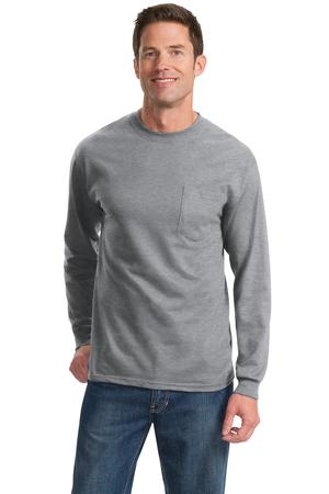 Port & Company – Long Sleeve Essential T-Shirt with Pocket Style PC61LSP 2