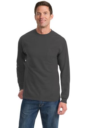 Port & Company – Long Sleeve Essential T-Shirt with Pocket Style PC61LSP 3