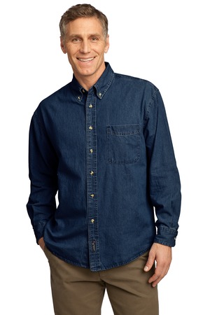 Port & Company – Long Sleeve Value Denim Shirt Style SP10 2