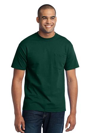 Port & Company Tall 50/50 Cotton/Poly T-Shirt with Pocket Style PC55PT 6