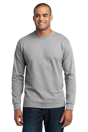 Port & Company Tall Long Sleeve 50/50 Cotton/Poly T-Shirt Style PC55LST 2