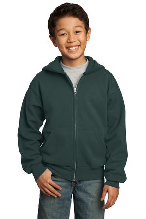 Port & Company – Youth Full-Zip Hooded Sweatshirt Style PC90YZH 5