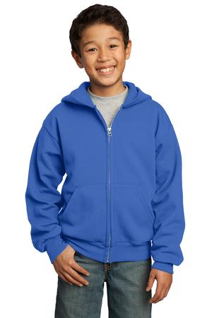 Port & Company – Youth Full-Zip Hooded Sweatshirt Style PC90YZH 20