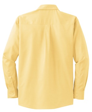 Red House RH37 Nailhead Non-Iron Button-Down Shirt Yellow Flat Back
