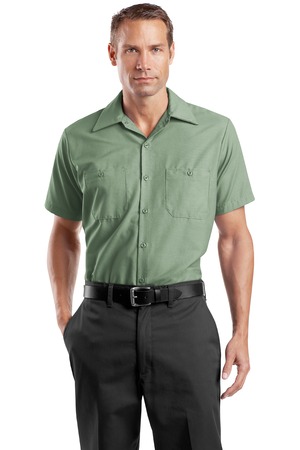 Red Kap Long Size  Short Sleeve Industrial Work Shirt Style SP24LONG 5