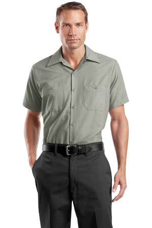 Red Kap Long Size  Short Sleeve Industrial Work Shirt Style SP24LONG 6