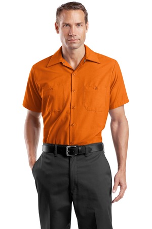 Red Kap Long Size  Short Sleeve Industrial Work Shirt Style SP24LONG 9