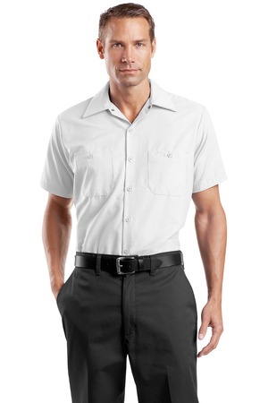 Red Kap Long Size  Short Sleeve Industrial Work Shirt Style SP24LONG