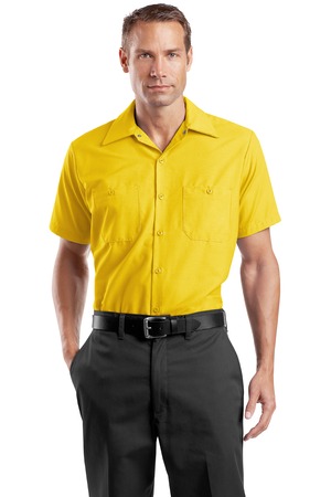 Red Kap Long Size  Short Sleeve Industrial Work Shirt Style SP24LONG 12
