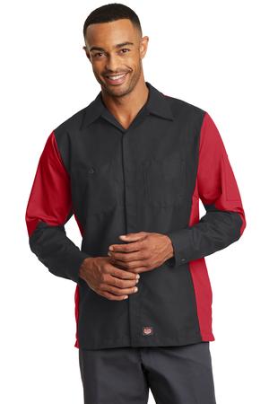 Red Kap Long Sleeve Ripstop Crew Shirt Style SY10 2