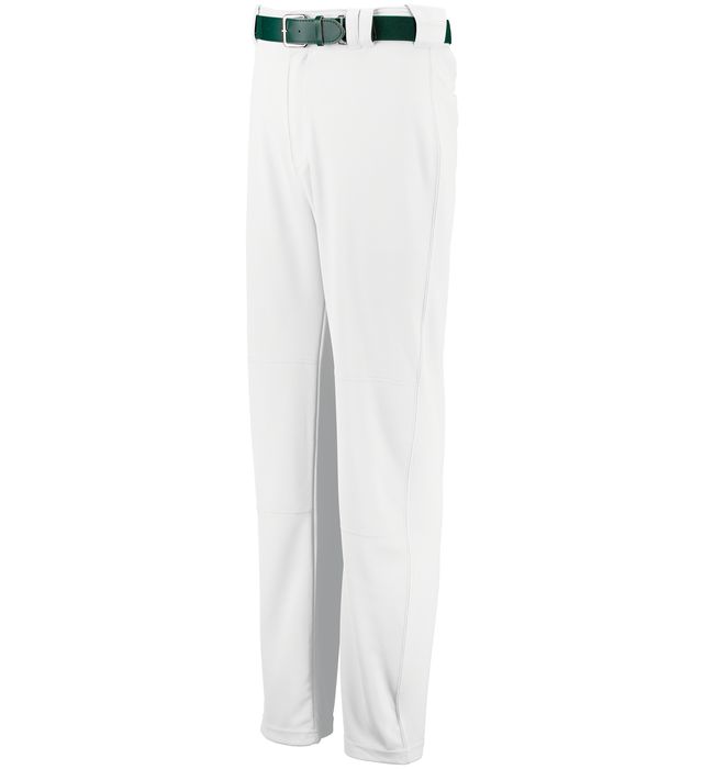 Russel Polyester Double Knit Elastic Waistband Game Trousers 234DBM White
