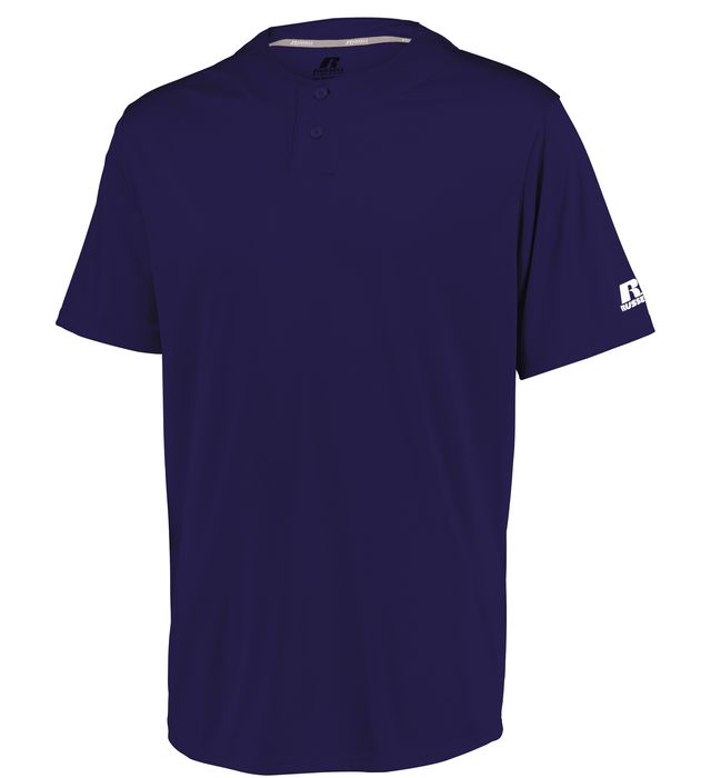russell-performance-fishtail-bottom-two-button-solid-jersey-purple