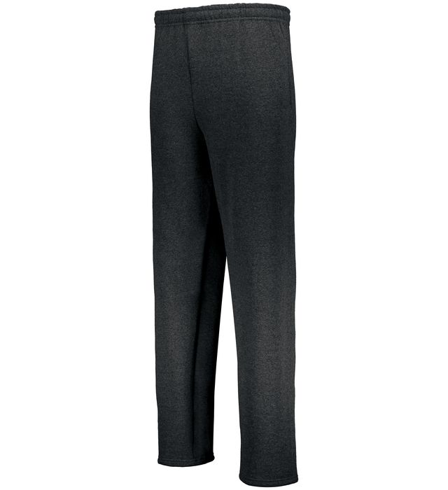 Russell Youth Dri-Power Open Bottom Pocket Sweatpant Polyester Blend 596HBB Black