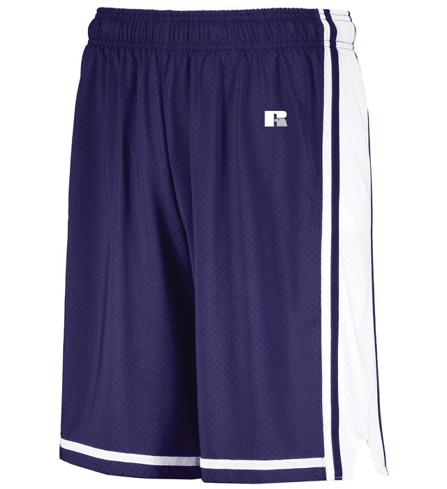 Russell Youth Legacy Basketball Shorts Polyester 4B2VTB Purple/White