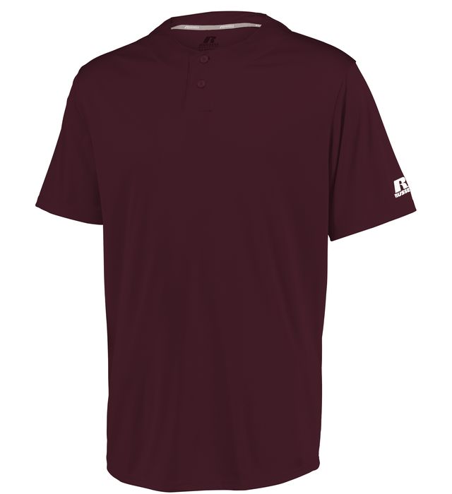 russell-youth-performance-fishtail-two-button-solid-jersey-maroon