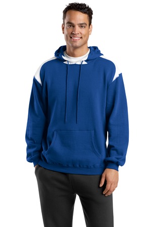 Sport-Tek F264 Pullover Hooded Sweatshirt with Contrast Color Royal
