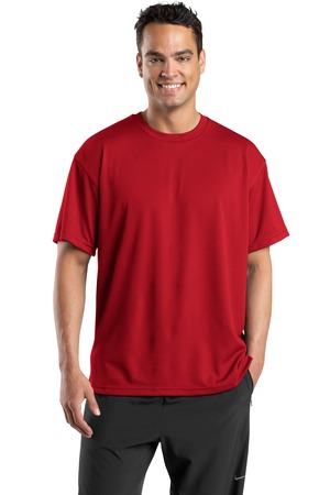 Sport-Tek K468 Dri-Mesh Short Sleeve T-Shirt Red