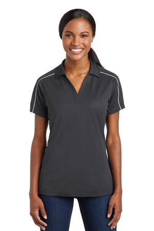 Sport-Tek Ladies Micropique Sport-Wick Piped Polo Style LST653 4