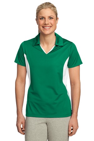 Ladies Side Blocked Micropique Sport-Wick Polo - LHS - Academic