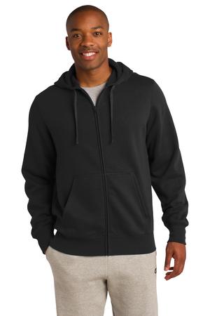 Sport-Tek ST258 Full-Zip Hooded Sweatshirt Black