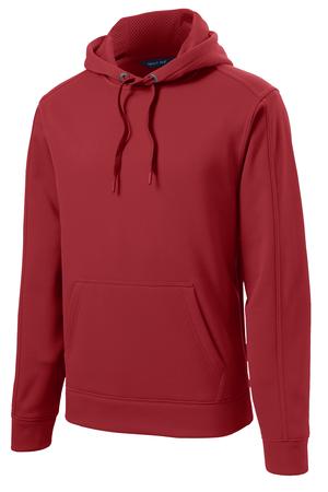 Sport-Tek ST290 Repel Hooded Pullover Deep Red Flat Front