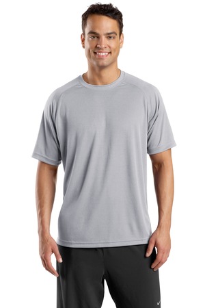 Sport-Tek T473 Dry Zone Short Sleeve Raglan T-Shirt Silver