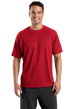 Sport-Tek T473 Dry Zone Short Sleeve Raglan T-Shirt True Red