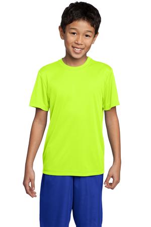 Sport-Tek YST350 Youth Competitor Tee Neon Yellow