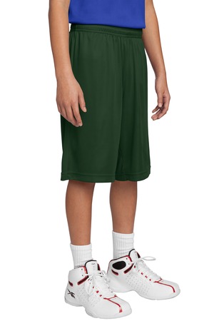 Sport-Tek YST355 Youth Competitor Short Forest Green