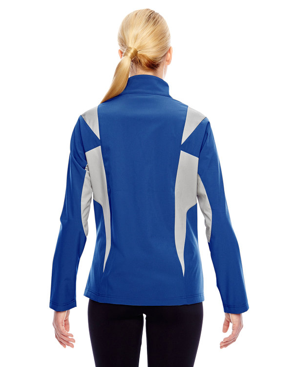 team-365-ladies-icon-colorblock-soft-shell-jacket-sport-royal-sport-silver-back