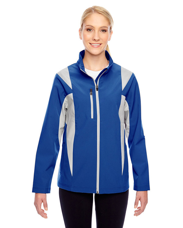 team-365-ladies-icon-colorblock-soft-shell-jacket-sport-royal-sport-silver