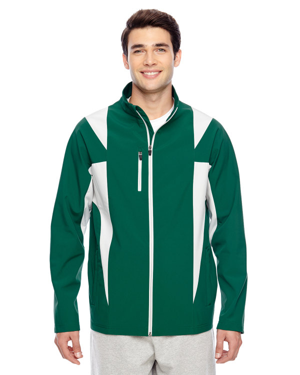 team-365-mens-icon-colorblock-soft-shell-jacket-sport-forest-sport-silver