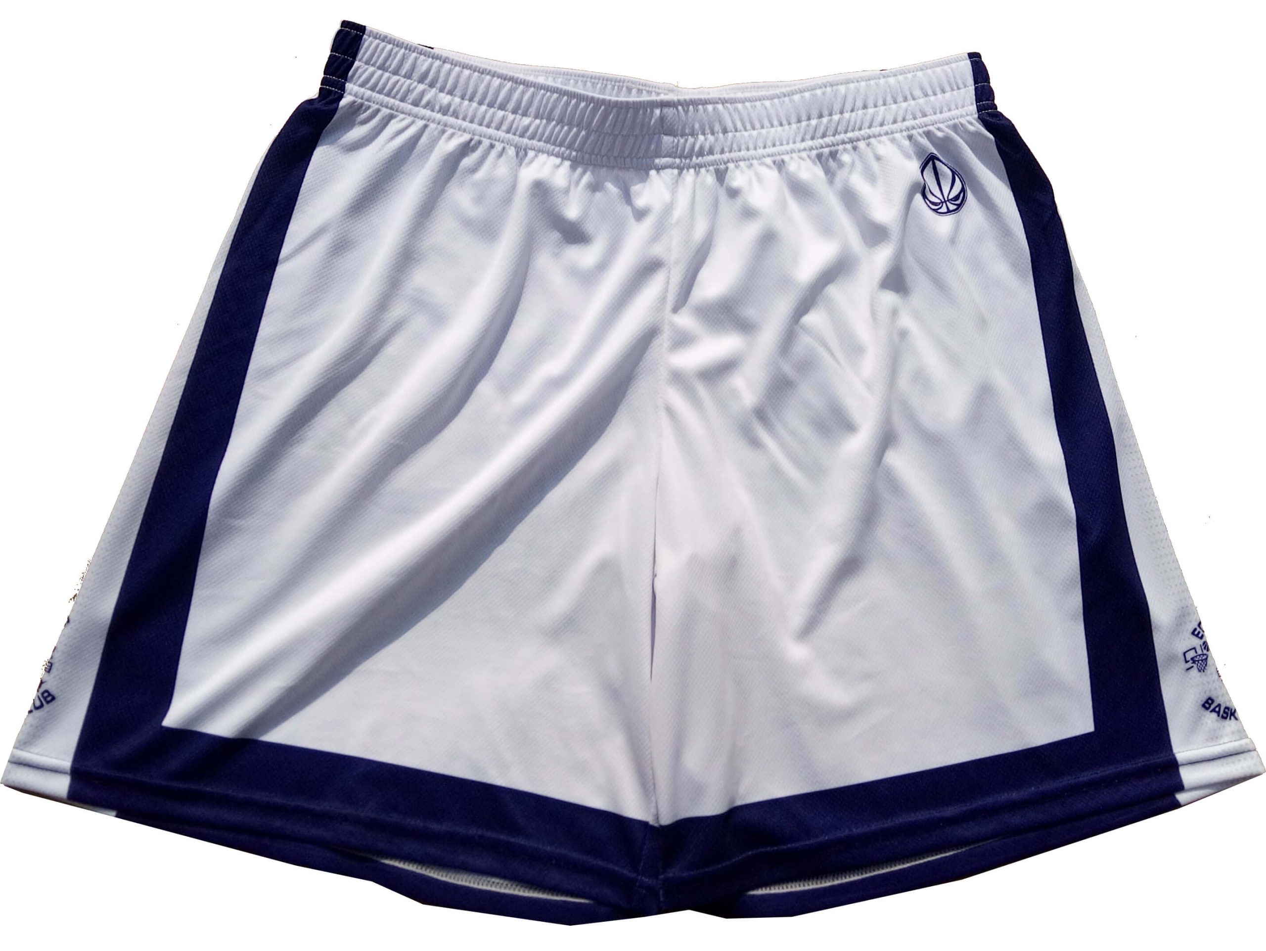 white basketball shorts-front (2) - Casual Clothing for Men, Women ...